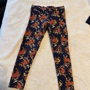 Janie and Jack floral pants, size 5